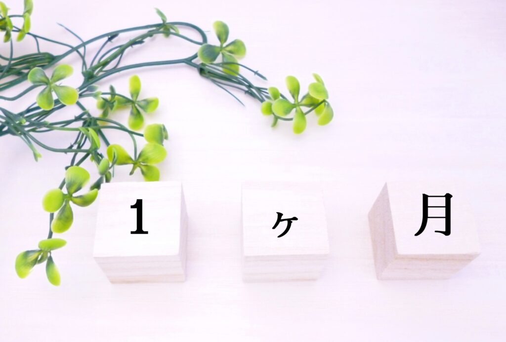 1ヶ月