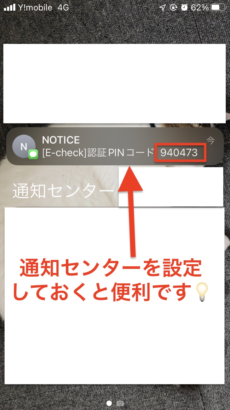 Echeck を使った入金のやり方