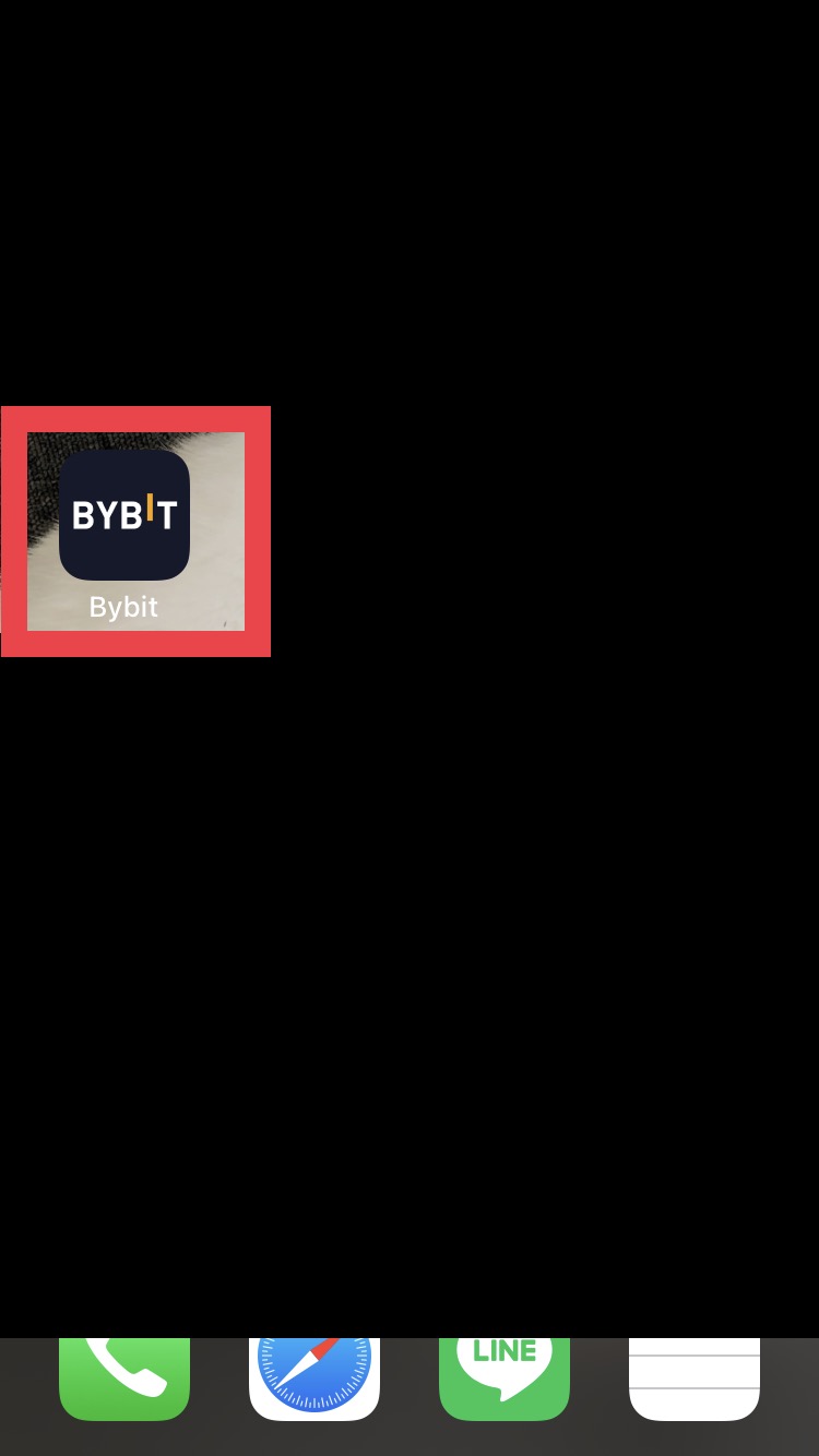 BYBIT カード入金　前準備　１
